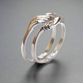 Cara Traditional Irish Friendship Ring - All Silver - Doyle Design Dublin
